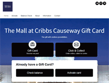 Tablet Screenshot of cribbs.flex-e-card.com