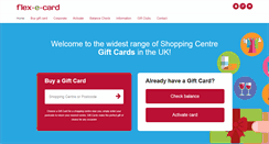 Desktop Screenshot of flex-e-card.com