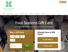 Tablet Screenshot of fourseasons.flex-e-card.com